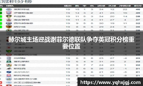赫尔城主场迎战谢菲尔德联队争夺英冠积分榜重要位置